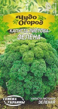 Насіння Капуста Листова ЗЕЛЕНА [0,5г] (Насіння України), 0,5 г
